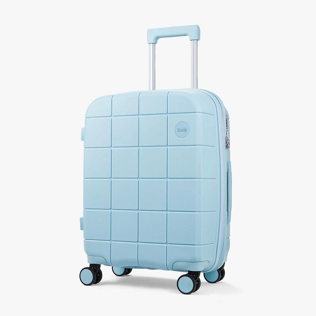 ROCK PIXEL SUITCASE - PASTEL BLUE