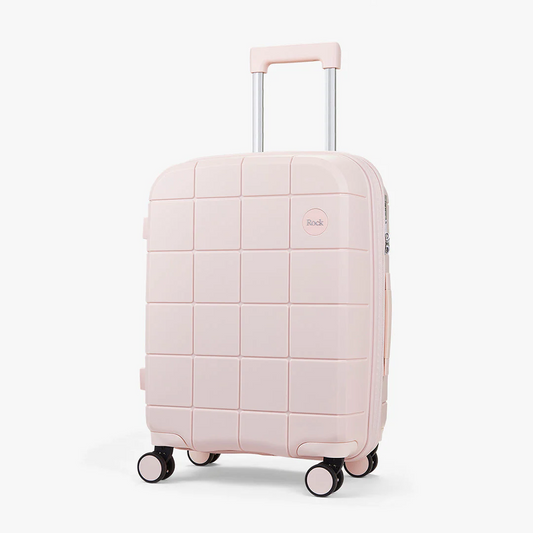 ROCK PIXEL SUITCASE - PASTEL PINK