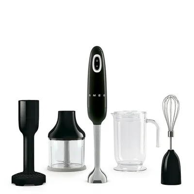 SMEG 50'S STYLE HAND BLENDER (WITH ACCESSORIES)