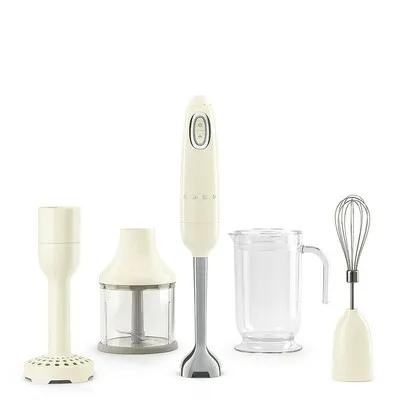 SMEG 50'S STYLE HAND BLENDER (WITH ACCESSORIES)