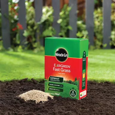 MIRACLE-GRO EVERGREEN FAST GRASS LAWN SEED 840G (28M2)