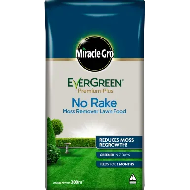 MIRACLE-GRO PREMIUM PLUS NO RAKE MOSS REMOVER 200M² 20KG