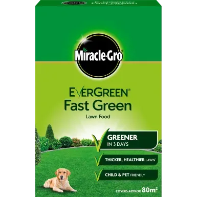 MIRACLE-GRO EVERGREEN FAST GREEN LAWN FOOD 2.8KG