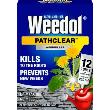 WEEDOL PATHCLEAR WEEDKILLER (LIQUID CONCENTRATE TUBES) 12 PACK