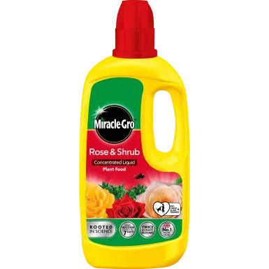 MIRACLE-GRO ROSE AND SHRUB CONCENTRATE 1 LITRE