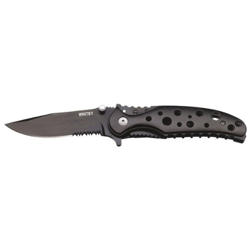 WHITBY BLACK LOCK KNIFE