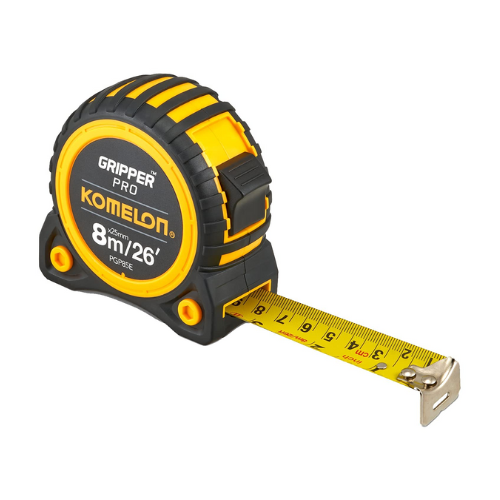 KOMELON GRIPPER 8M/26FT SINGLE TAPE MEASURE