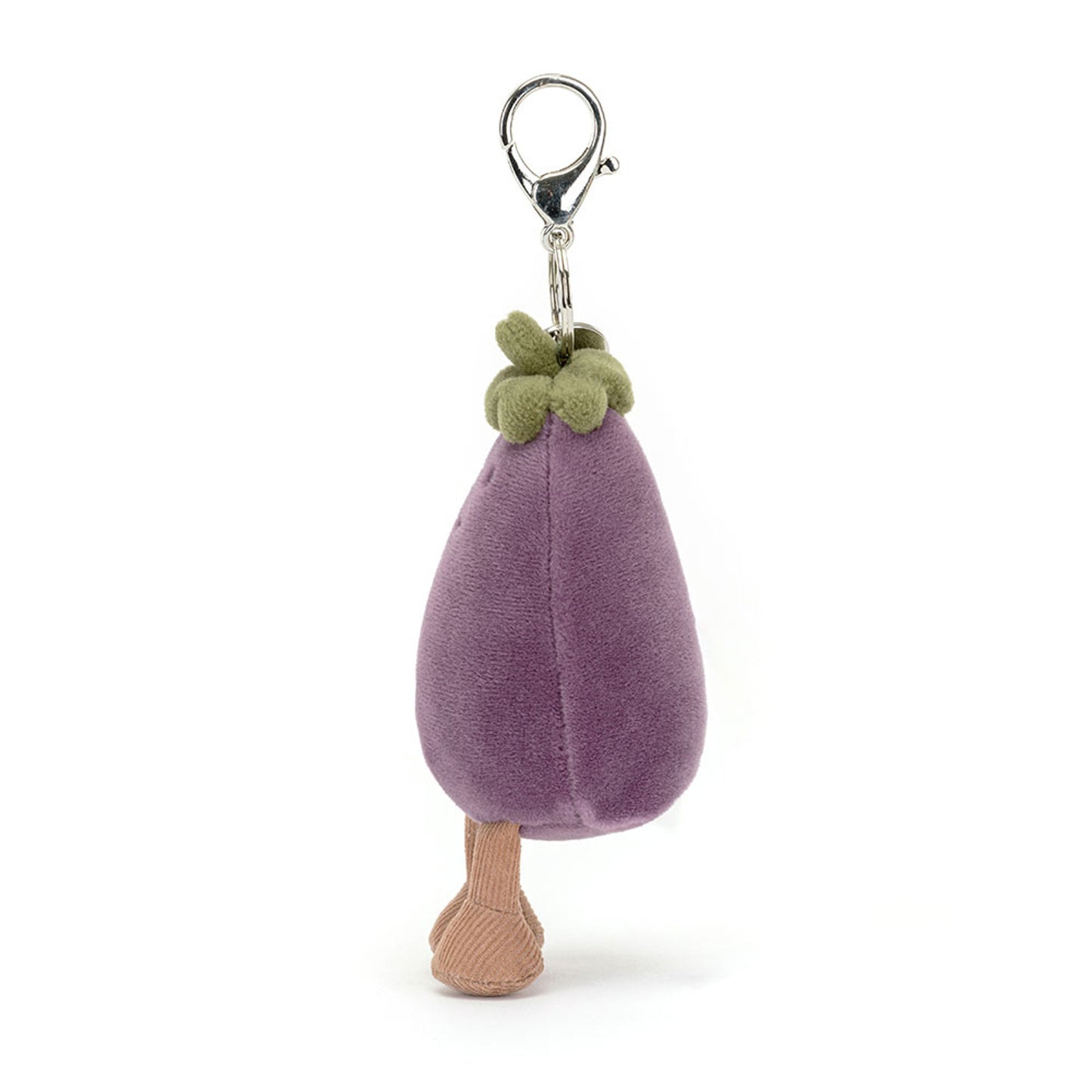 JELLYCAT VIVACIOUS VEGETABLE AUBERGINE BAG CHARM