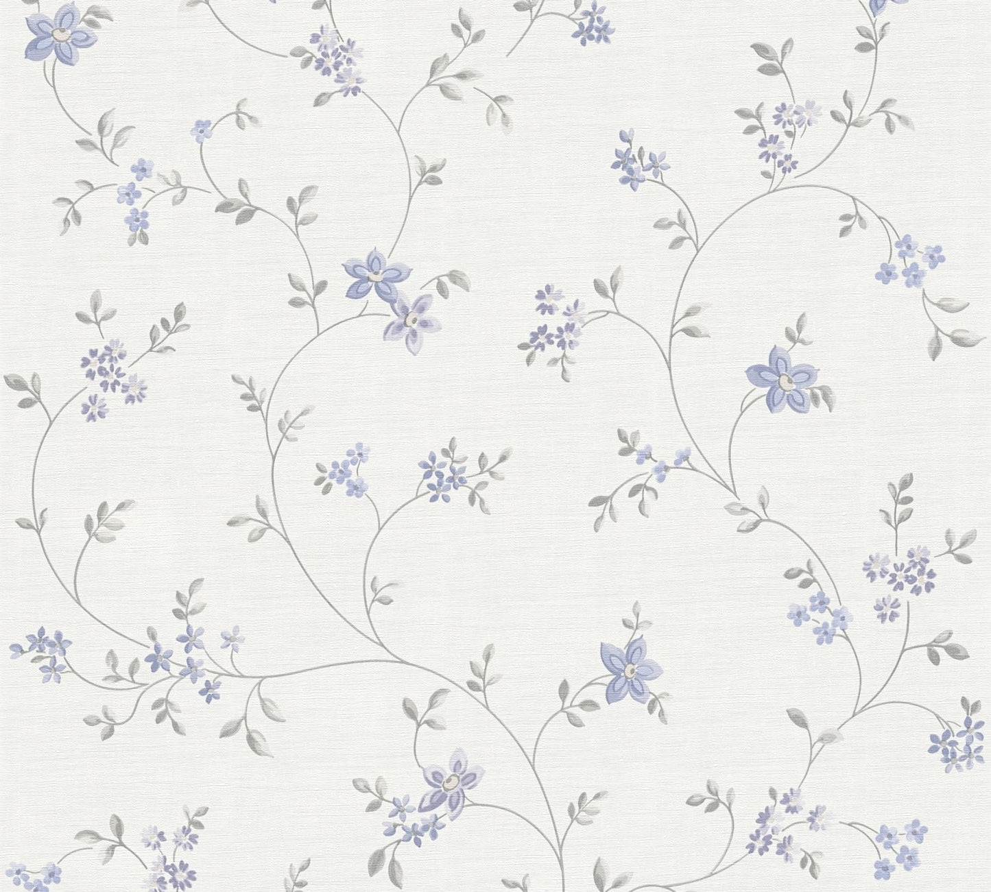 A.S. CRÉATION MAISON CHARME BLUE FLOWER WALLPAPER