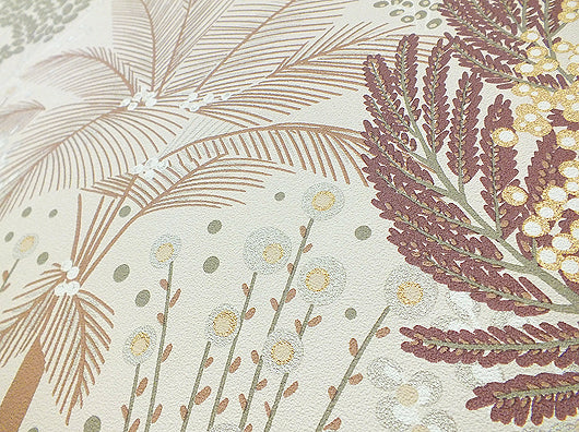 GRANDECO ASPERIA LOUAN NEUTRAL PATTERN WALLPAPER