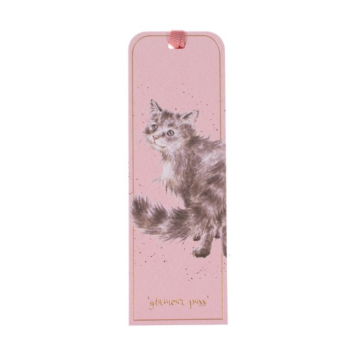 WRENDALE 'GLAMOUR PUSS' CAT BOOKMARK