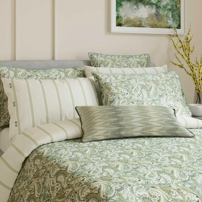 BEDECK ALESSIE GREEN BEDDING SET