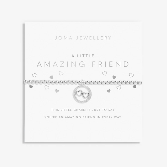 JOMA CHILDRENS A LITTLE AMAZING FRIEND SILVER BRACELET