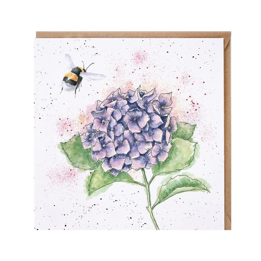 WRENDALE BEE AND HYDRANGEA