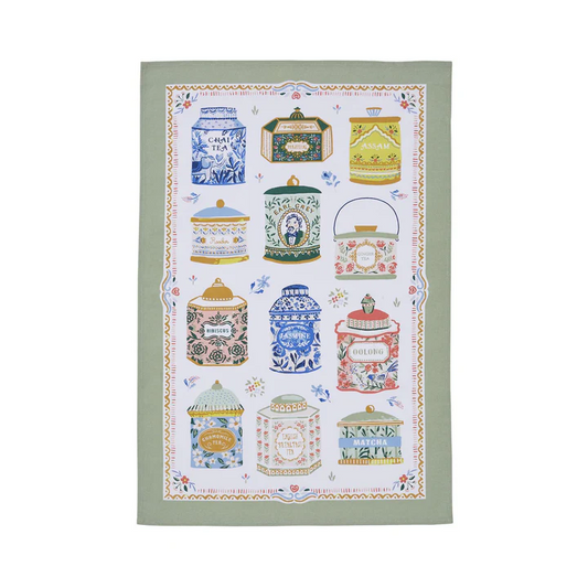 ULSTER WEAVERS TEA TINS COTTON TEA TOWEL