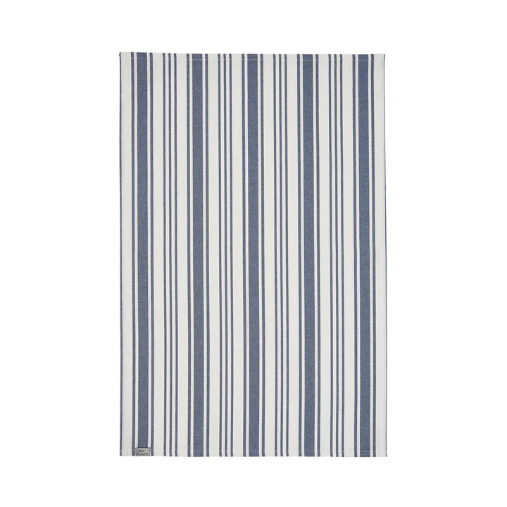 ULSTER WEAVERS DENIM STRIPE COTTON TEA TOWEL