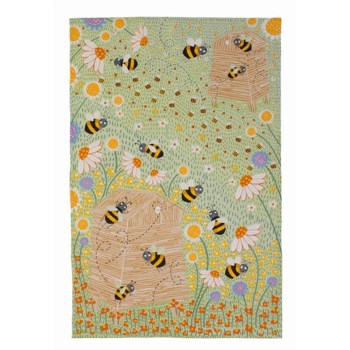 ULSTER WEAVERS DAISY BEES TEA TOWEL