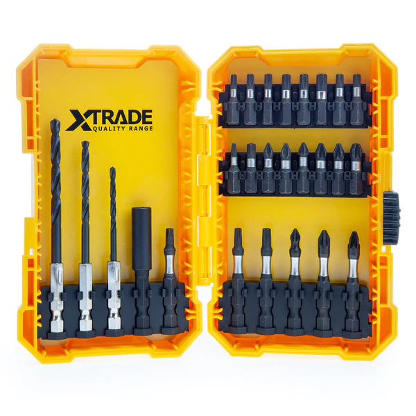 XTRADE 26 PIECE IMPACT DRILL AND DRIVE BIT SET