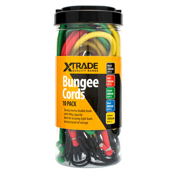 XTRADE BUNGEE CORDS 10 PACK