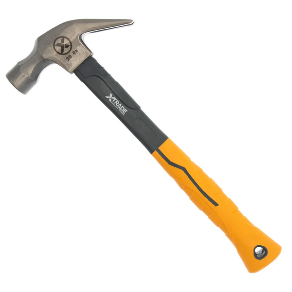 XTRADE FIBREGLASS CLAW HAMMER 20OZ