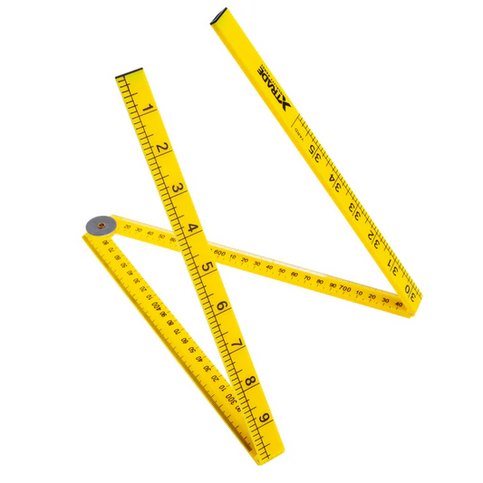 XTRADE FOLDING RULE YELLOW 1M/39"