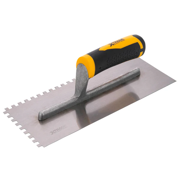 XTRADE SQUARE NOTCHED TROWEL 11"