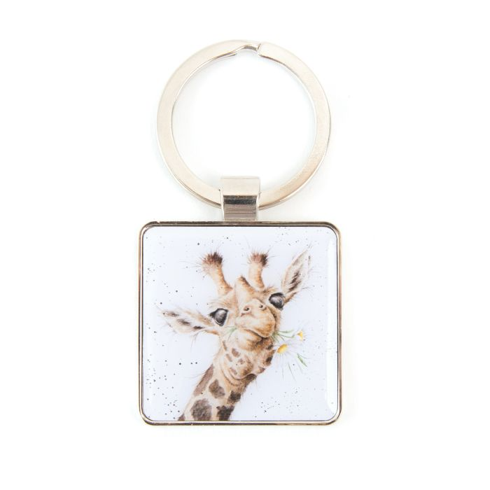 WRENDALE 'FLOWERS' GIRAFFE KEYRING