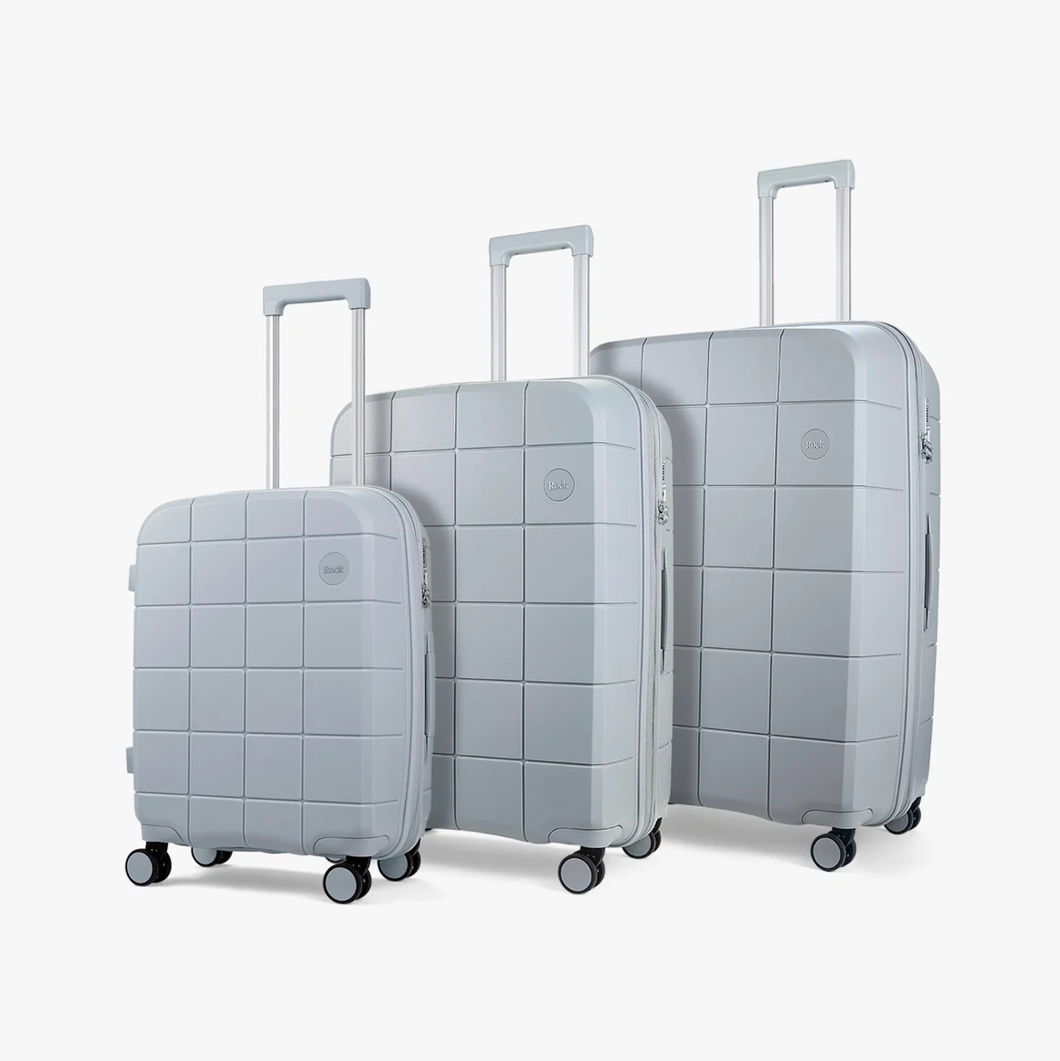 ROCK PIXEL SUITCASE - GREY