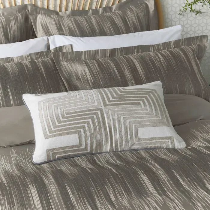 HARLEQUIN MOTION DUVET COVER - STEEL