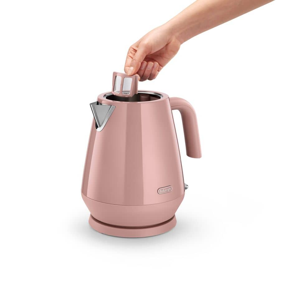 DELONGHI ECLETTICA KETTLE PINK