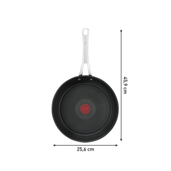 TEFAL JAMIE OLIVER'S COOK'S CLASSICS STAINLESS STEEL 24CM FRYPAN