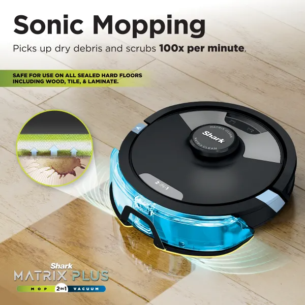 SHARK MATRIX PLUS 2-IN-1 SELF-EMPTY ROBOT VACUUM & MOP - RV2620WAUK