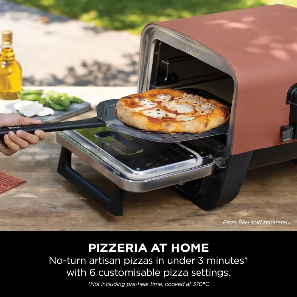 NINJA WOODFIRE ELECTRIC OUTDOOR OVEN, ARTISAN PIZZA MAKER AND BBQ SMOKER OO101UK