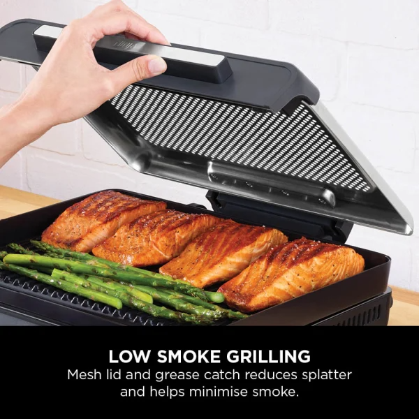 NINJA SIZZLE INDOOR GRILL & FLAT PLATE GR101UK