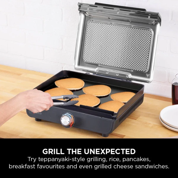 NINJA SIZZLE INDOOR GRILL & FLAT PLATE GR101UK