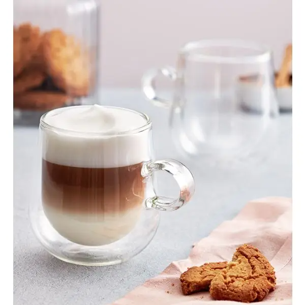 JUDGE DUO 2 PIECE LATTE GLASS SET 325ML