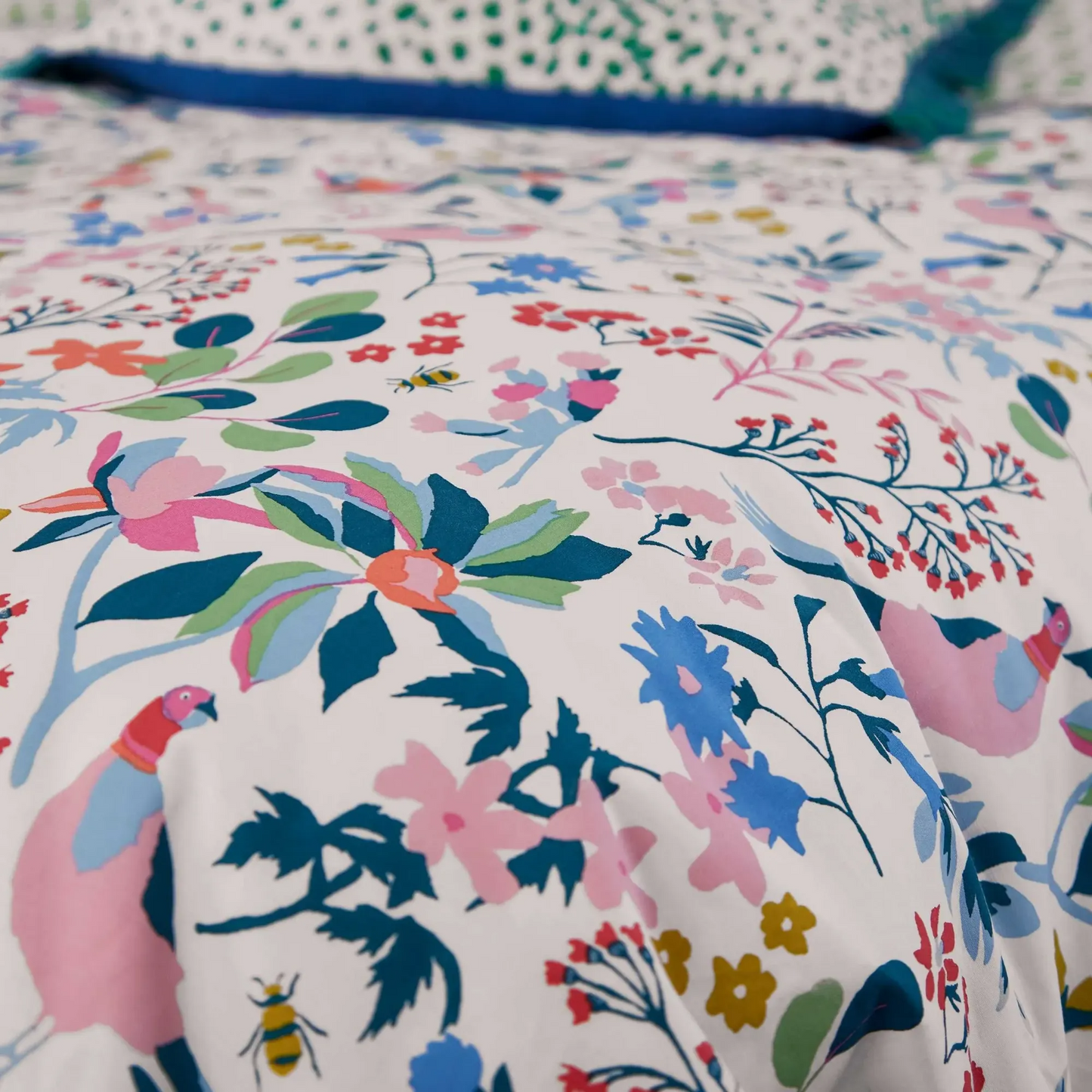 JOULES PHEASANT FLORAL DUVET SET