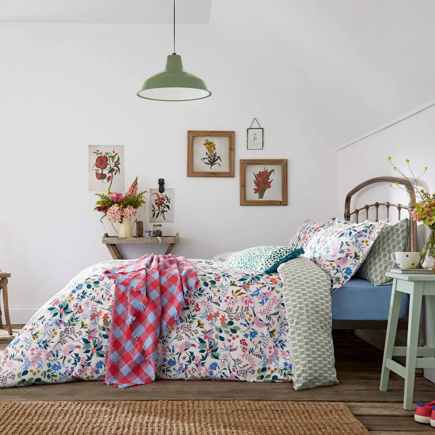 JOULES PHEASANT FLORAL DUVET SET