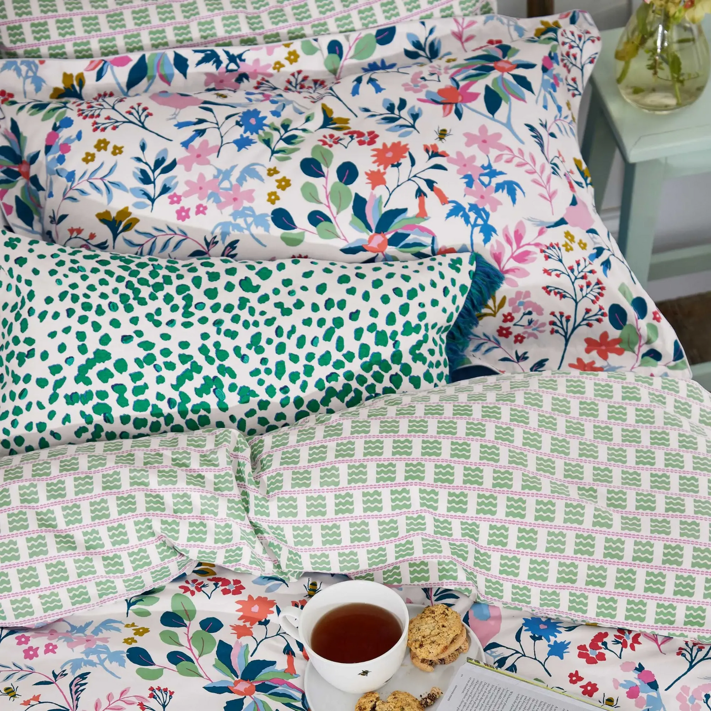 JOULES PHEASANT FLORAL DUVET SET