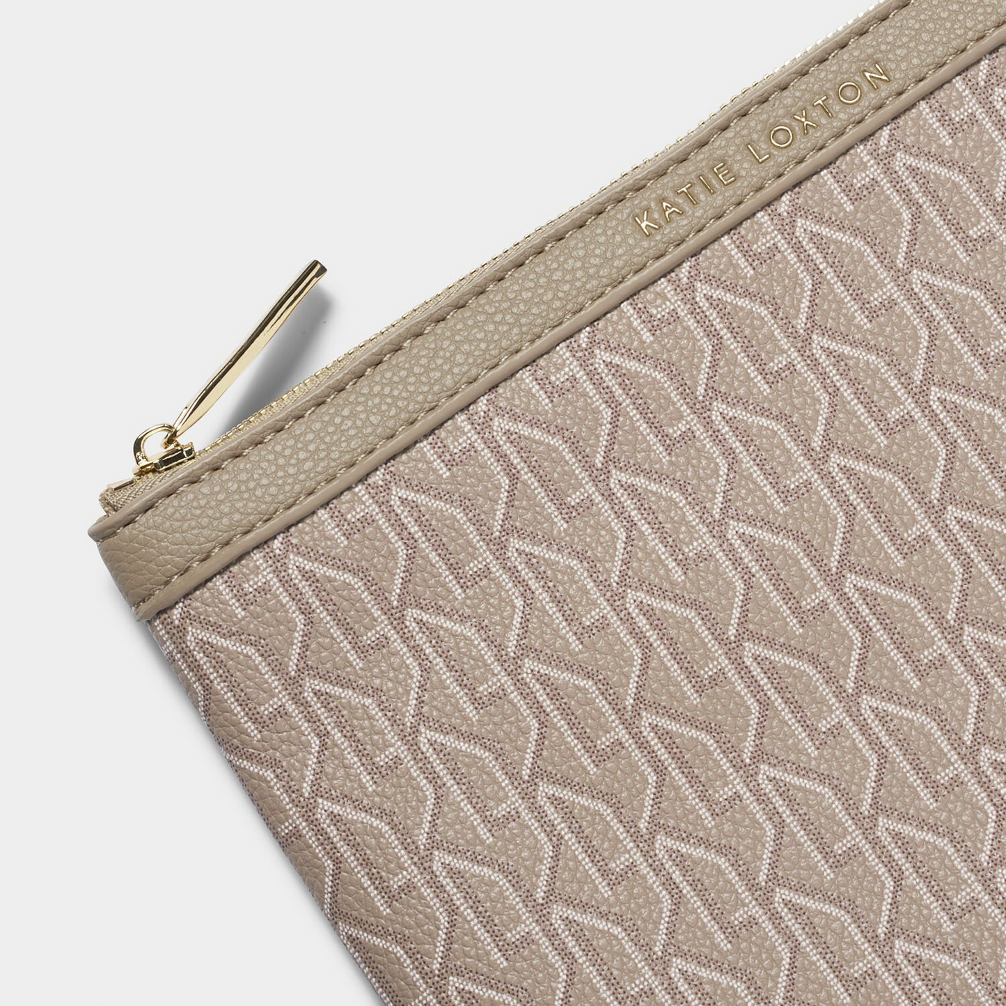 KATIE LOXTON SIGNATURE POUCH TAUPE