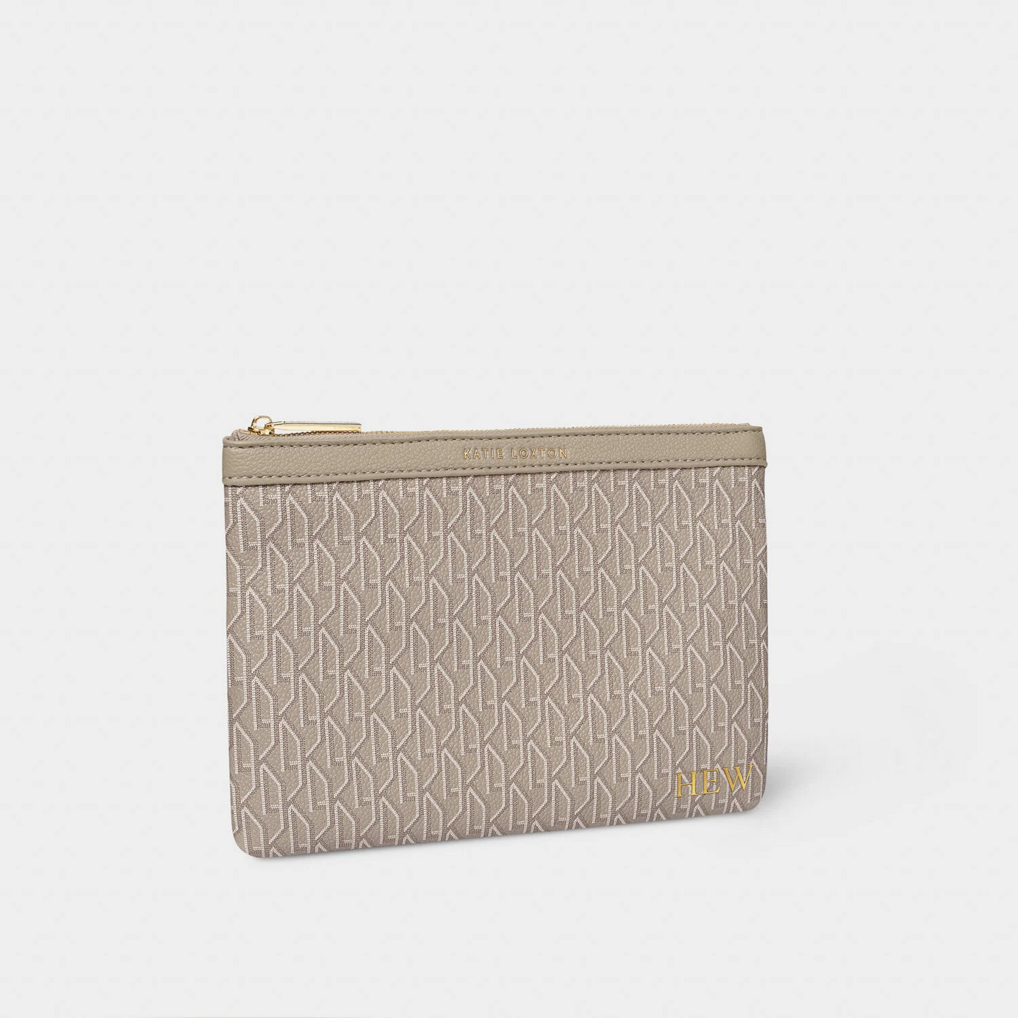 KATIE LOXTON SIGNATURE POUCH TAUPE