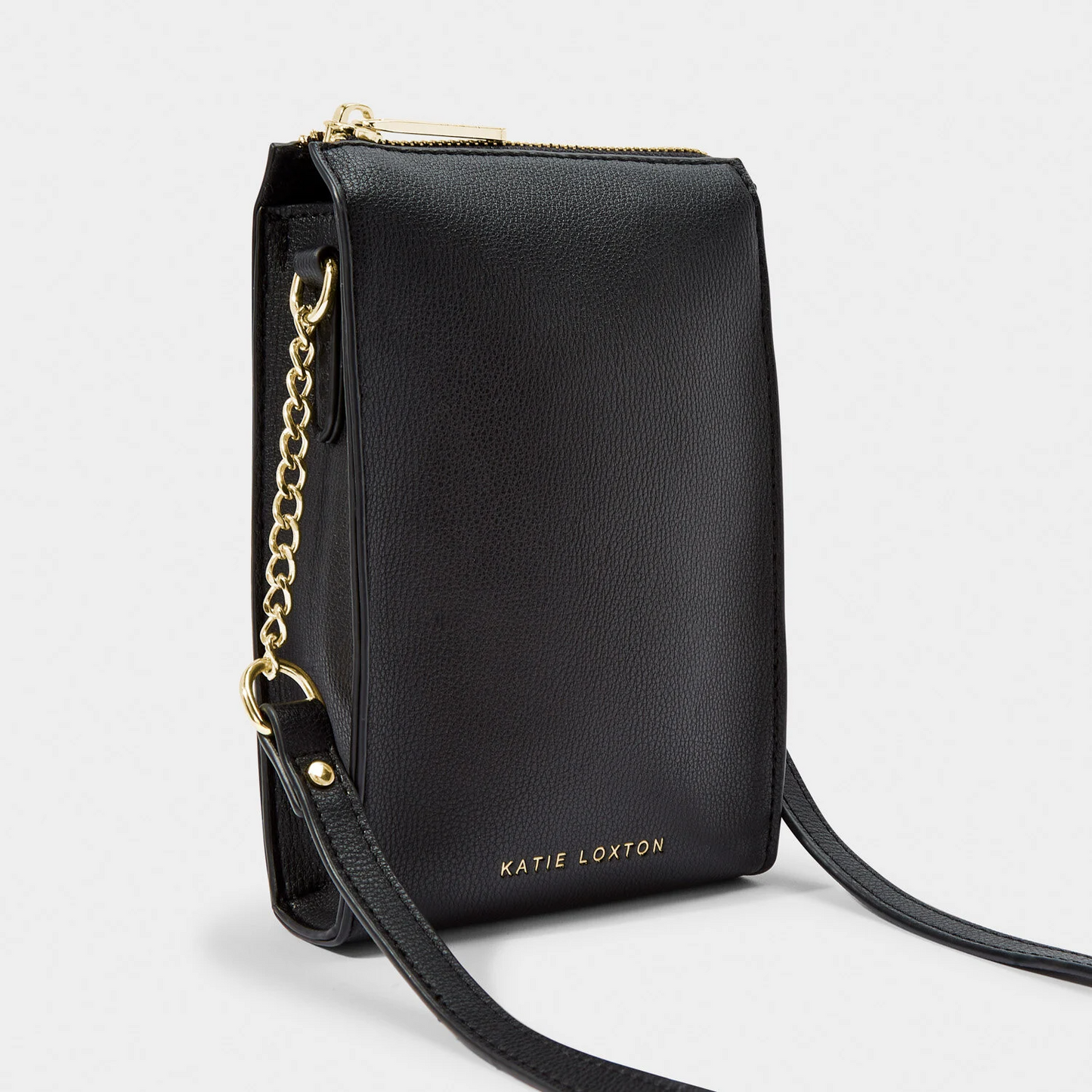 KATIE LOXTON ZANA SLIM CROSSBODY BLACK