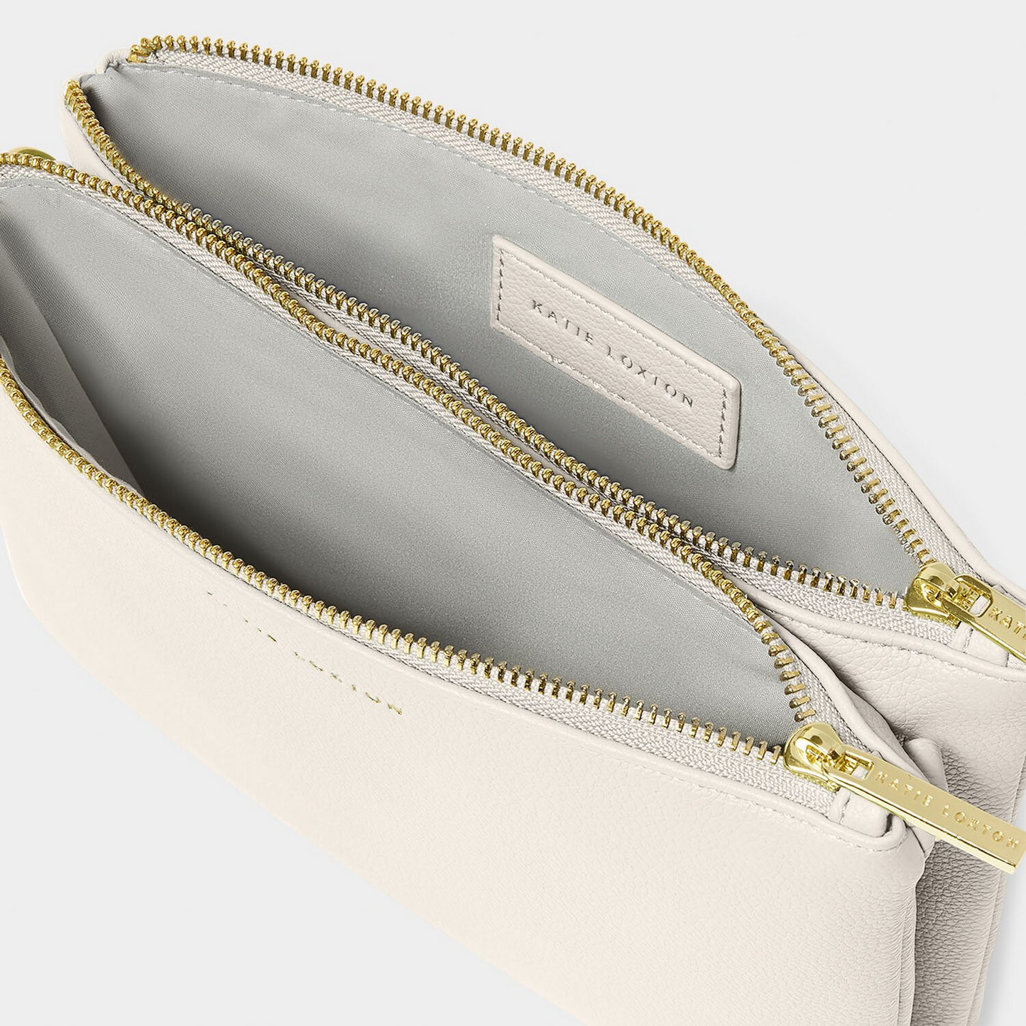 KATIE LOXTON DUO POUCH OFF WHITE