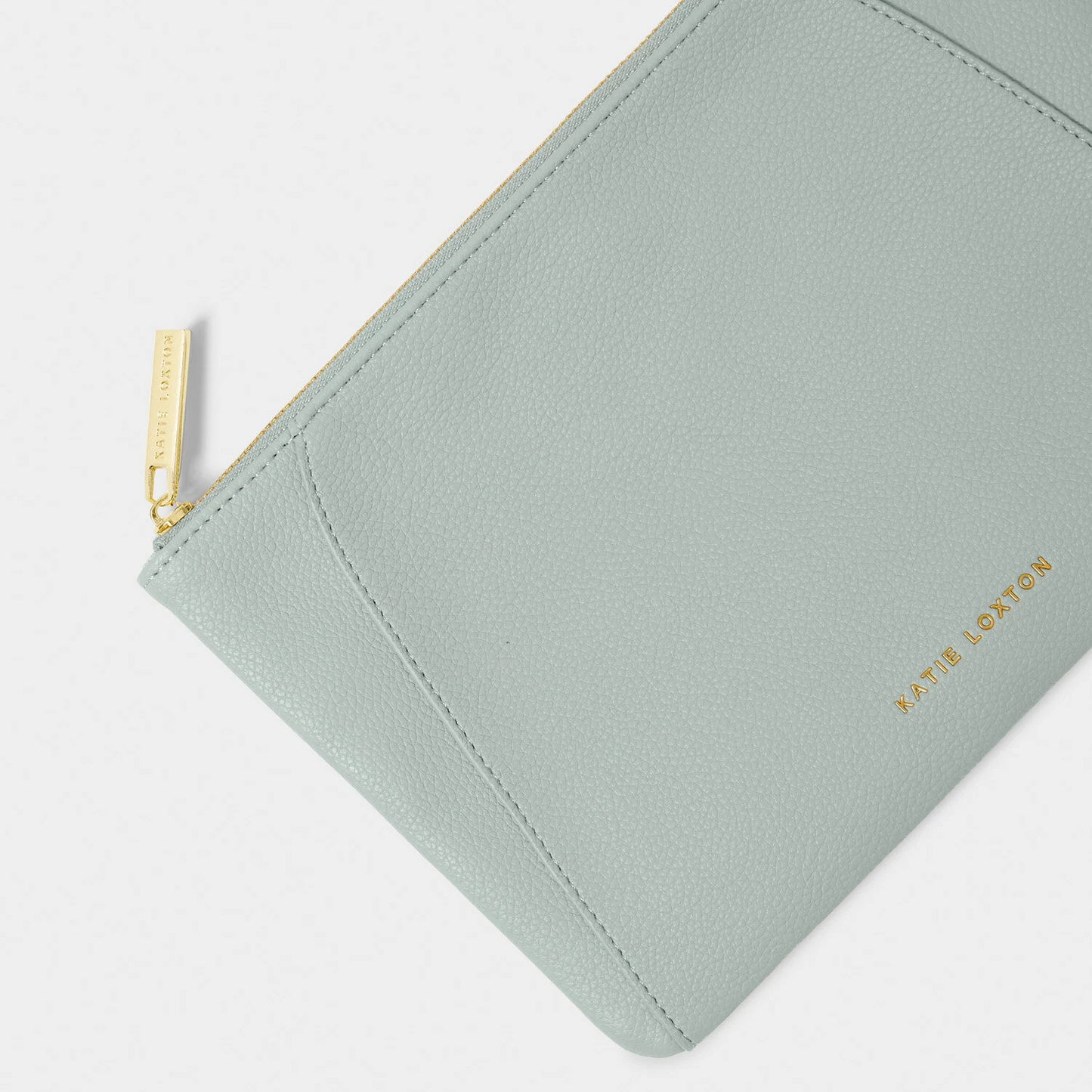 KATIE LOXTON HANA POUCH DUCK EGG BLUE