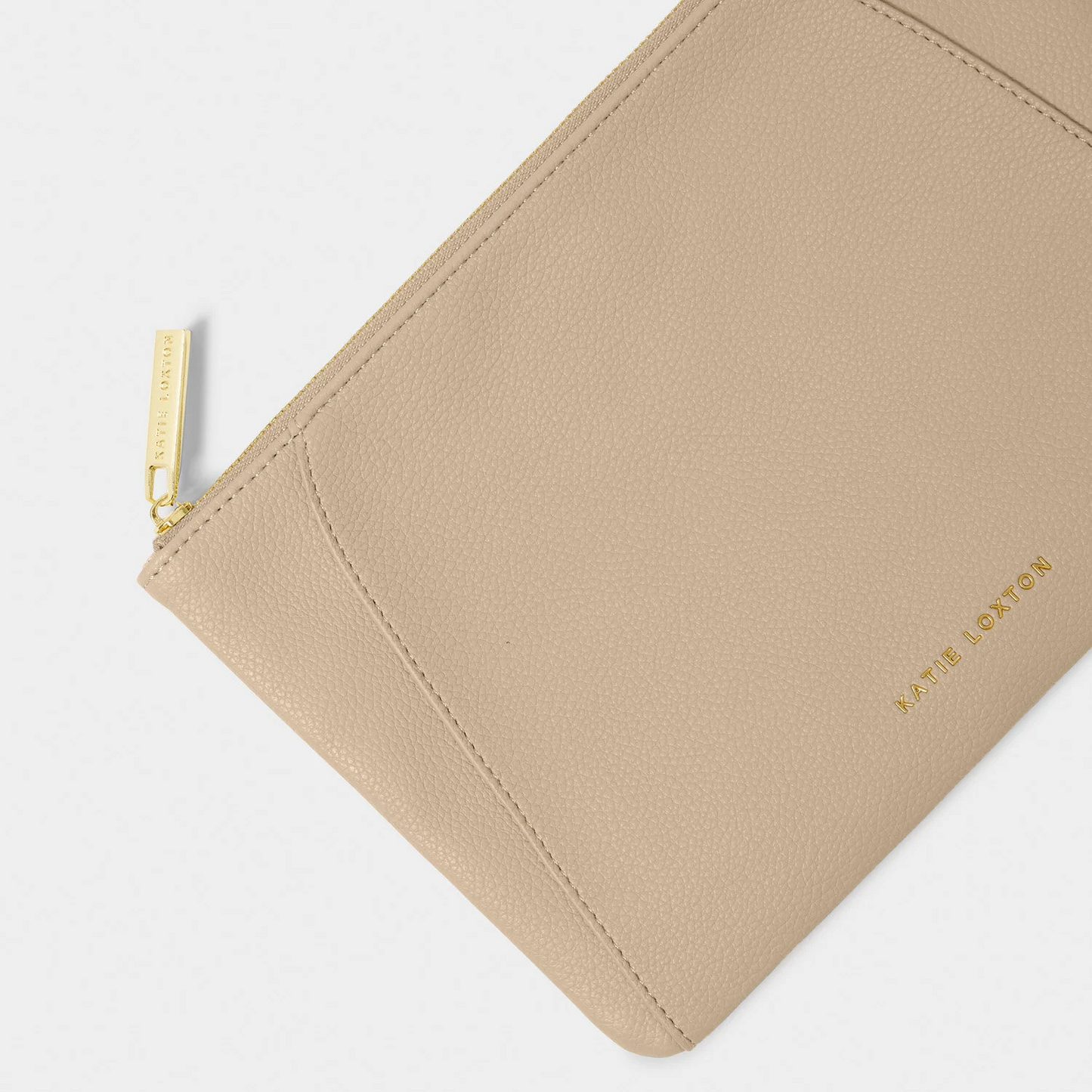 KATIE LOXTON HANA POUCH LIGHT TAUPE