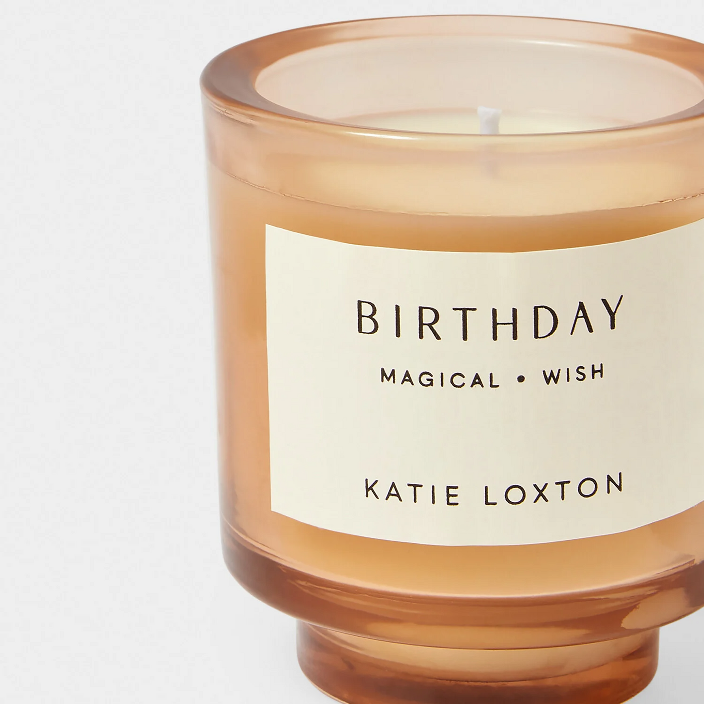 KATIE LOXTON CANDLE 'BIRTHDAY' ENGLISH PEAR AND WHITE TEA