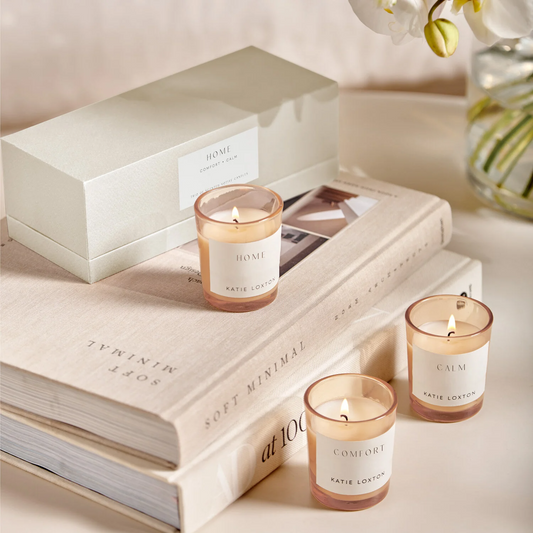 KATIE LOXTON TRIO VOTIVE CANDLE 'HOME'