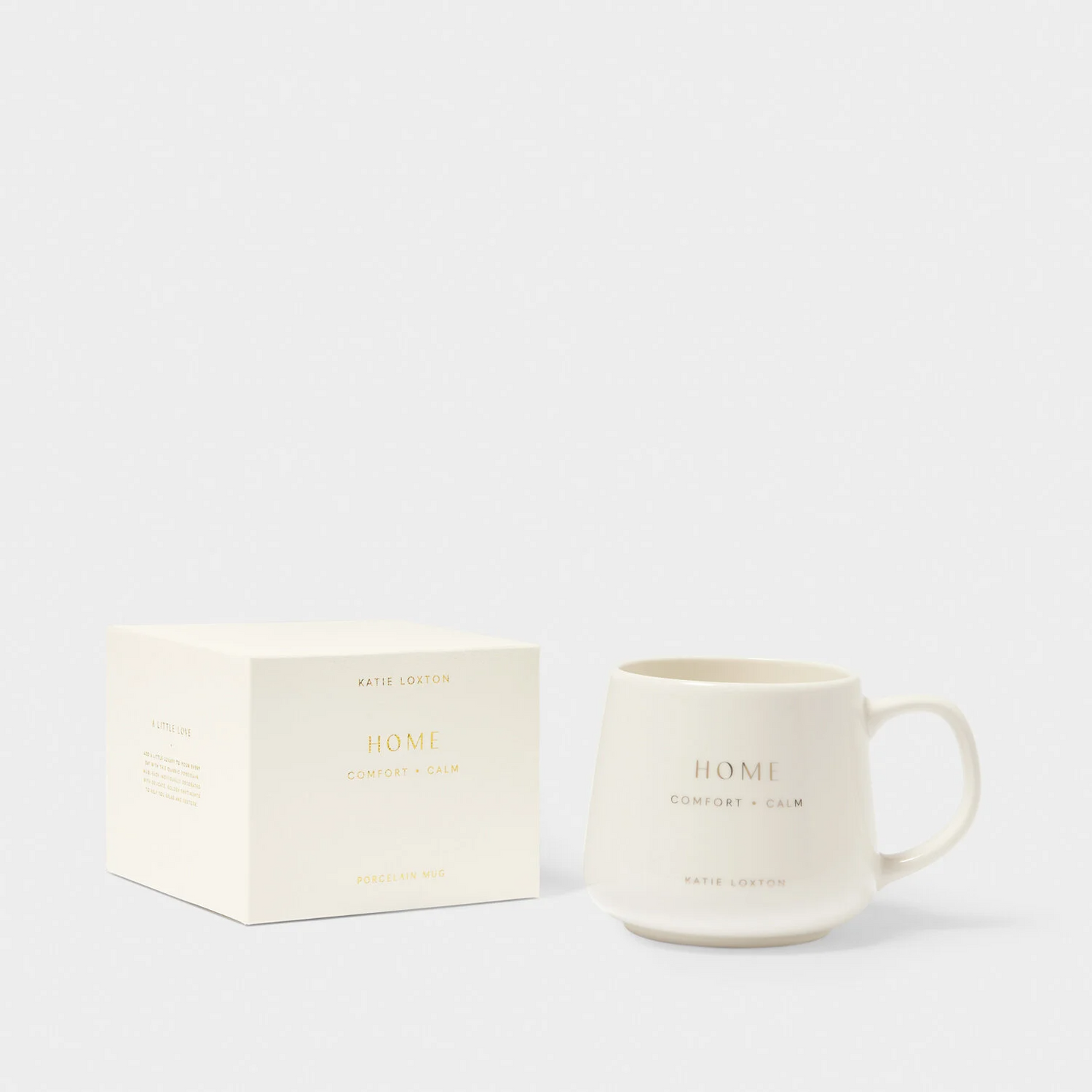 KATIE LOXTON PORCELAIN 'HOME' MUG