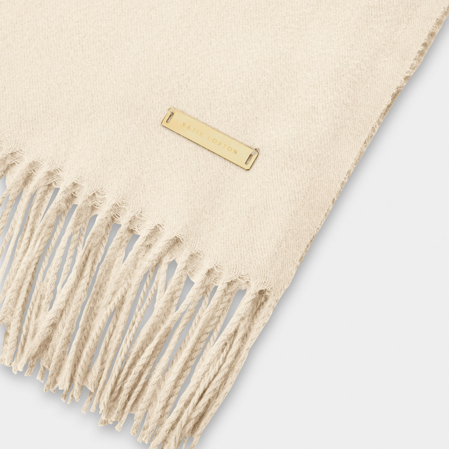 KATIE LOXTON PLAIN BLANKET OFF WHITE