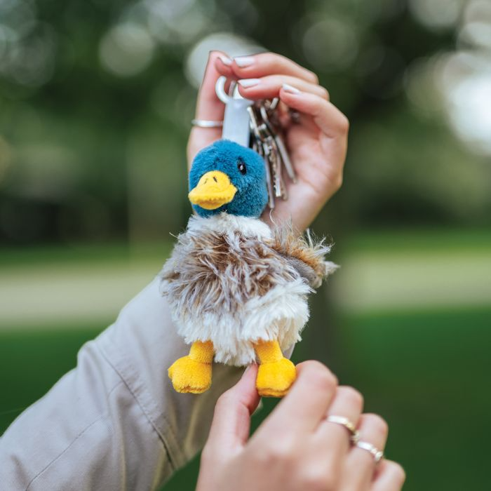 WRENDALE 'WEBSTER' DUCK PLUSH CHARACTER KEYRING